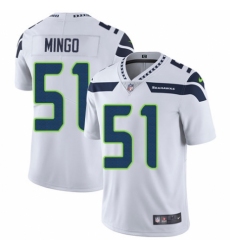 Youth Nike Seattle Seahawks #51 Barkevious Mingo White Vapor Untouchable Elite Player NFL Jersey