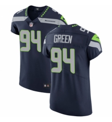 Men's Nike Seattle Seahawks #94 Rasheem Green Navy Blue Team Color Vapor Untouchable Elite Player NFL Jersey