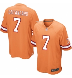Youth Nike Tampa Bay Buccaneers #7 Chandler Catanzaro Limited Orange Glaze Alternate NFL Jersey