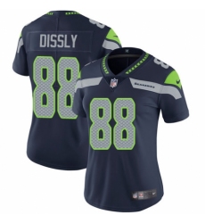 Women's Nike Seattle Seahawks #88 Will Dissly Navy Blue Team Color Vapor Untouchable Elite Player NFL Jersey