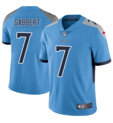Youth Nike Tennessee Titans #7 Blaine Gabbert Light Blue Alternate Vapor Untouchable Elite Player NFL Jersey