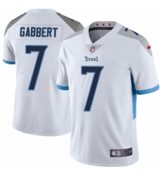 Youth Nike Tennessee Titans #7 Blaine Gabbert White Vapor Untouchable Elite Player NFL Jersey