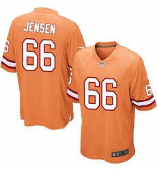 Youth Nike Tampa Bay Buccaneers #66 Ryan Jensen Elite Orange Glaze Alternate NFL Jersey