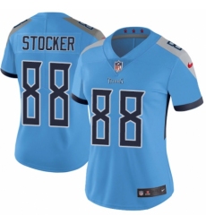 Women's Nike Tennessee Titans #88 Luke Stocker Light Blue Alternate Vapor Untouchable Elite Player NFL Jersey