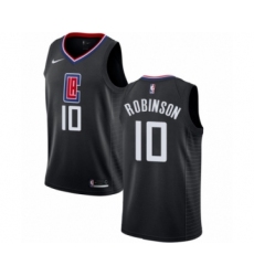 Men's Nike Los Angeles Clippers #10 Jerome Robinson Swingman Green Salute to Service NBA Jersey