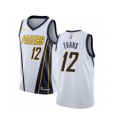 Women's Nike Indiana Pacers #12 Tyreke Evans White Swingman Jersey - Earned Edition