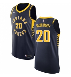 Men's Nike Indiana Pacers #20 Doug McDermott Authentic Navy Blue NBA Jersey - Icon Edition