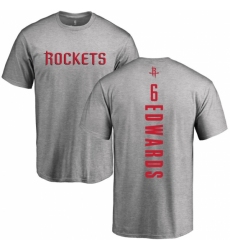NBA Nike Houston Rockets #6 Vincent Edwards Ash Backer T-Shirt