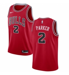 Youth Nike Chicago Bulls #2 Jabari Parker Swingman Red NBA Jersey - Icon Edition