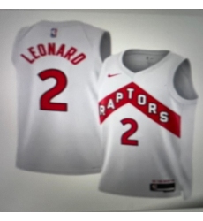 Men's NBA Toronto Raptors #2 Kawhi Leonard Swingman White Basketball Jersey
