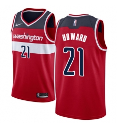 Youth Nike Washington Wizards #21 Dwight Howard Swingman Red NBA Jersey - Icon Edition