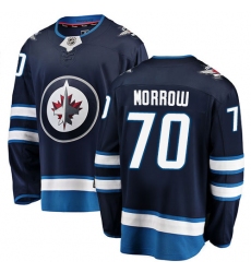 Youth Winnipeg Jets #70 Joe Morrow Fanatics Branded Navy Blue Home Breakaway NHL Jersey