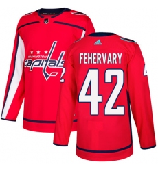 Youth Adidas Washington Capitals #42 Martin Fehervary Premier Red Home NHL Jersey