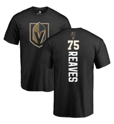 NHL Adidas Vegas Golden Knights #75 Ryan Reaves Black Backer T-Shirt