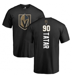 NHL Adidas Vegas Golden Knights #90 Tomas Tatar Black Backer T-Shirt