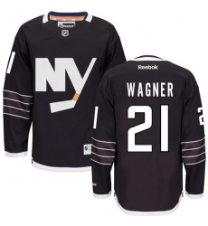 Youth Reebok New York Islanders #21 Chris Wagner Authentic Black Third NHL Jersey