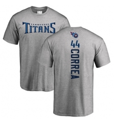 NFL Nike Tennessee Titans #44 Kamalei Correa Ash Backer T-Shirt