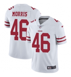 Youth Nike San Francisco 49ers #46 Alfred Morris White Vapor Untouchable Elite Player NFL Jersey