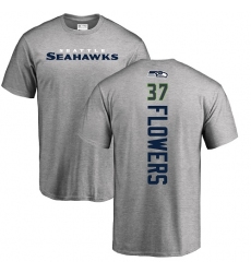 NFL Nike Seattle Seahawks #37 Tre Flowers Ash Backer T-Shirt