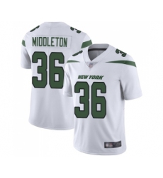 Youth New York Jets #36 Doug Middleton White Vapor Untouchable Limited Player Football Jersey