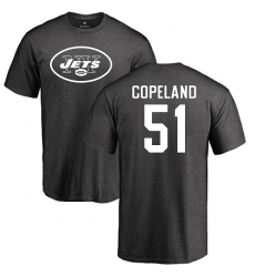NFL Nike New York Jets #51 Brandon Copeland Ash One Color T-Shirt