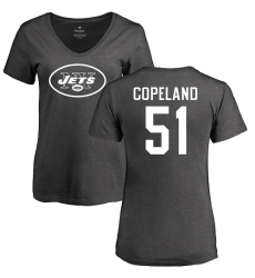 NFL Women's Nike New York Jets #51 Brandon Copeland Ash One Color T-Shirt