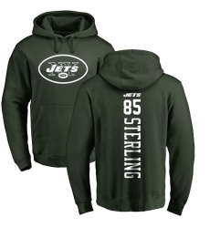 NFL Nike New York Jets #85 Neal Sterling Green Backer Pullover Hoodie
