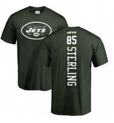 NFL Nike New York Jets #85 Neal Sterling Green Backer T-Shirt