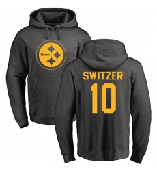 Nike Pittsburgh Steelers #10 Ryan Switzer Ash One Color Pullover Hoodie