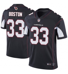 Men's Nike Arizona Cardinals #33 Tre Boston Black Alternate Vapor Untouchable Elite Player NFL Jersey