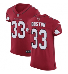 Men's Nike Arizona Cardinals #33 Tre Boston Red Team Color Vapor Untouchable Elite Player NFL Jersey