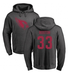 NFL Nike Arizona Cardinals #33 Tre Boston Ash One Color Pullover Hoodie