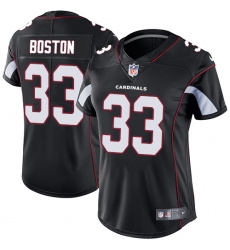 Women Nike Arizona Cardinals #33 Tre Boston Black Alternate Vapor Untouchable Limited Player NFL Jersey