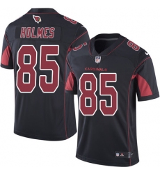 Men's Nike Arizona Cardinals #85 Gabe Holmes Limited Black Rush Vapor Untouchable NFL Jersey