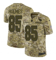 Men's Nike Arizona Cardinals #85 Gabe Holmes Limited Camo 2018 Salute to Service NFL Jersey