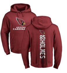 NFL Nike Arizona Cardinals #85 Gabe Holmes Maroon Backer Pullover Hoodie