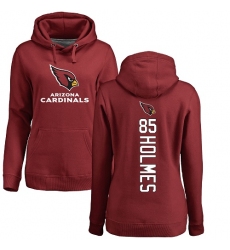NFL Women's Nike Arizona Cardinals #85 Gabe Holmes Maroon Backer Pullover Hoodie