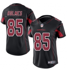 Women Nike Arizona Cardinals #85 Gabe Holmes Limited Black Rush Vapor Untouchable NFL Jersey