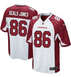 Men's Nike Arizona Cardinals #86 Ricky Seals-Jones Game White NFL Jersey