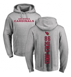 NFL Nike Arizona Cardinals #86 Ricky Seals-Jones Ash Backer Pullover Hoodie