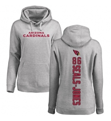 NFL Women's Nike Arizona Cardinals #86 Ricky Seals-Jones Ash Backer Pullover Hoodie