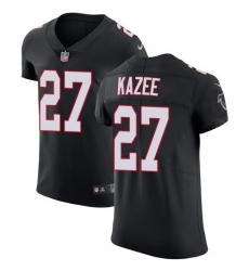 Men's Nike Atlanta Falcons #27 Damontae Kazee Black Alternate Vapor Untouchable Elite Player NFL Jersey
