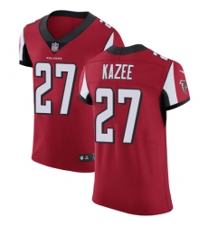 Men's Nike Atlanta Falcons #27 Damontae Kazee Red Team Color Vapor Untouchable Elite Player NFL Jersey