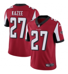 Youth Nike Atlanta Falcons #27 Damontae Kazee Red Team Color Vapor Untouchable Limited Player NFL Jersey