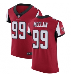 Men's Nike Atlanta Falcons #99 Terrell McClain Red Team Color Vapor Untouchable Elite Player NFL Jersey
