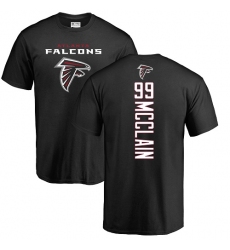 NFL Nike Atlanta Falcons #99 Terrell McClain Black Backer T-Shirt