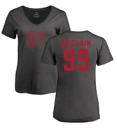 NFL Women's Nike Atlanta Falcons #99 Terrell McClain Ash One Color T-Shirt
