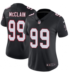 Women Nike Atlanta Falcons #99 Terrell McClain Black Alternate Vapor Untouchable Limited Player NFL Jersey