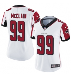 Women Nike Atlanta Falcons #99 Terrell McClain White Vapor Untouchable Limited Player NFL Jersey