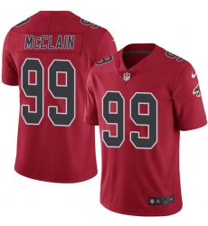 Youth Nike Atlanta Falcons #99 Terrell McClain Limited Red Rush Vapor Untouchable NFL Jersey